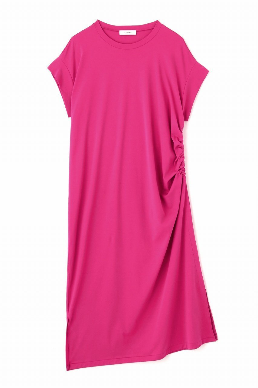 【アドーア/ADORE】のクリアハイゲージロングカットソー インテリア・キッズ・メンズ・レディースファッション・服の通販 founy(ファニー) ファッション Fashion レディースファッション Fashion for Women トップス・カットソー Cut & Sew Tops シャツ・ブラウス・オフィスカジュアル Elegant Blouses & Button-Ups ロングTシャツ・Tシャツ Longline T-Shirts & Tees カットソー・ベーシックTシャツ Cut-and-Sewn Tops / Stretch Tees & Basics なめらか Smooth, Silky Texture ストレート Straight, Straight Cut スリーブ Sleeve, Long Sleeve / Short Sleeve ドレープ Drape, Draping Fabric ロング Long, Long-Length ワンポイント One Point, Statement Accent 人気 Popular, Best Seller ピンク|ID: prp329100003907461 ipo3291000000036677221