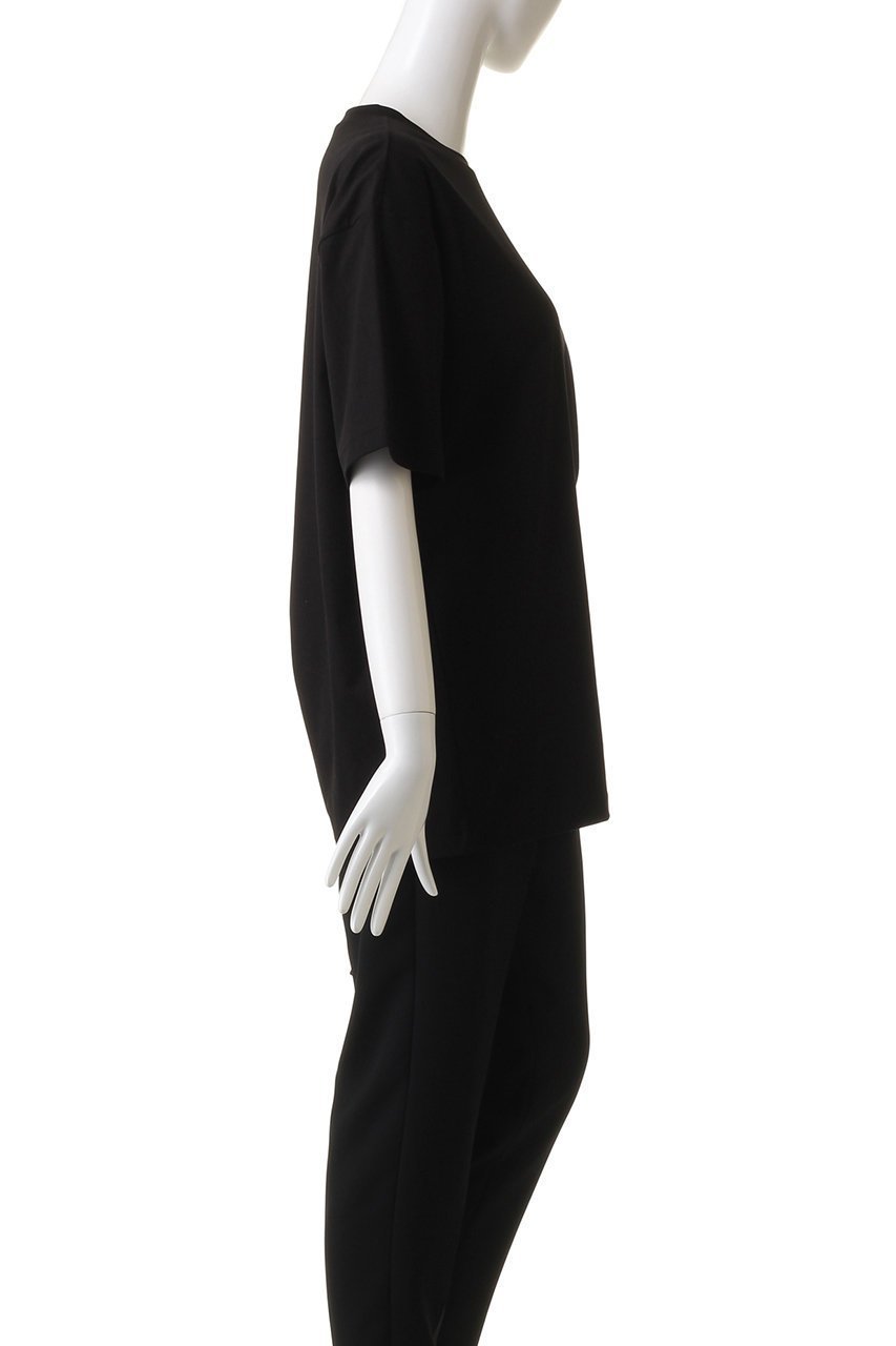 【アドーア/ADORE】のクリアハイゲージカットソー 人気、トレンドファッション・服の通販 founy(ファニー) 　ファッション　Fashion　レディースファッション　WOMEN　トップス・カットソー　Tops/Tshirt　シャツ/ブラウス　Shirts/Blouses　ロング / Tシャツ　T-Shirts　カットソー　Cut and Sewn　なめらか　Smooth　ショート　Short　ジャージ　Jersey　スリーブ　Sleeve　ドレープ　Drape　ワンポイント　One Point　人気　Popularity　other-3|ID: prp329100003907462 ipo3291000000031465353