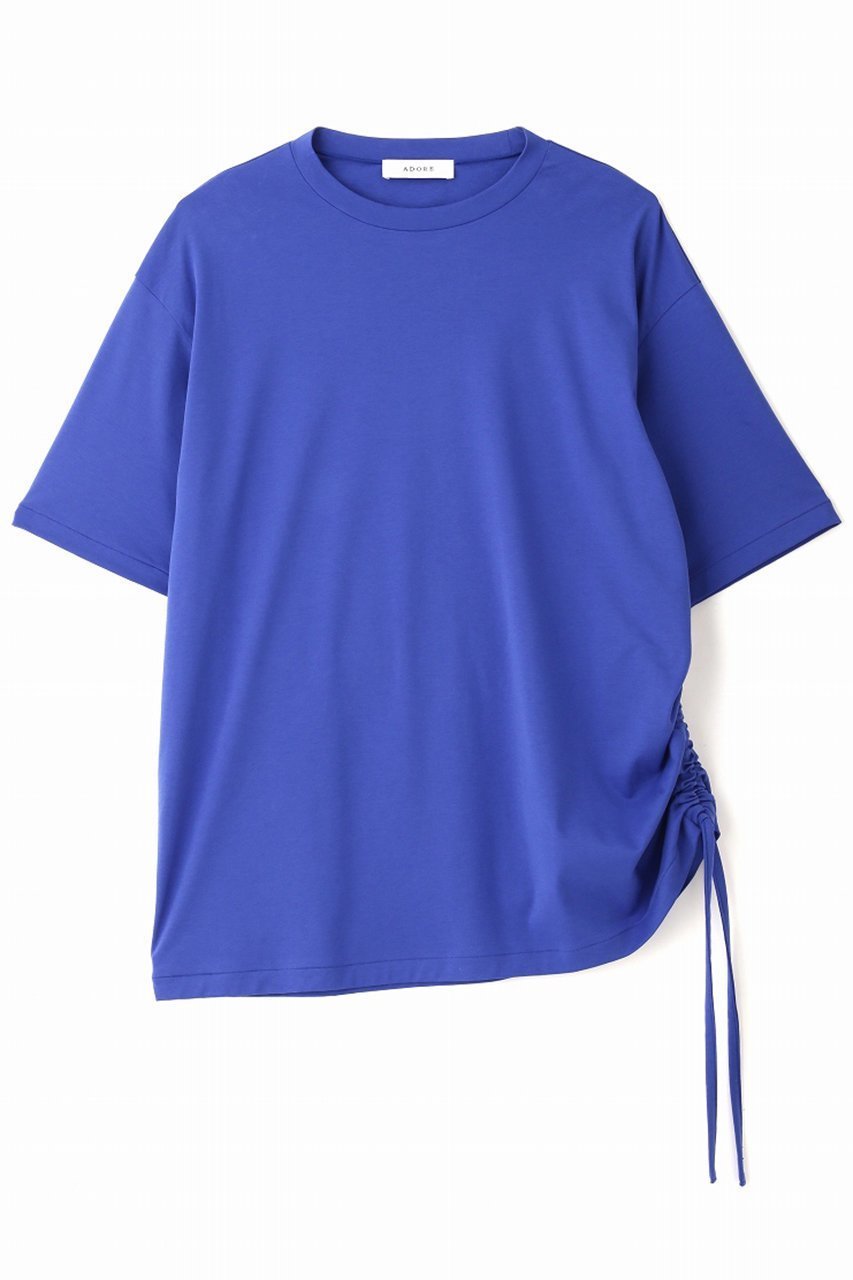 【アドーア/ADORE】のクリアハイゲージカットソー 人気、トレンドファッション・服の通販 founy(ファニー) 　ファッション　Fashion　レディースファッション　Fashion for Women　トップス・カットソー　Cut & Sew Tops　シャツ・ブラウス・オフィスカジュアル　Elegant Blouses & Button-Ups　ロングTシャツ・Tシャツ　Longline T-Shirts & Tees　カットソー・ベーシックTシャツ　Cut-and-Sewn Tops / Stretch Tees & Basics　なめらか　Smooth, Silky Texture　ショート　Short, Short Length　スリーブ　Sleeve, Long Sleeve / Short Sleeve　ドレープ　Drape, Draping Fabric　ワンポイント　One Point, Statement Accent　人気　Popular, Best Seller　 other-1|ID: prp329100003907462 ipo3291000000032838125