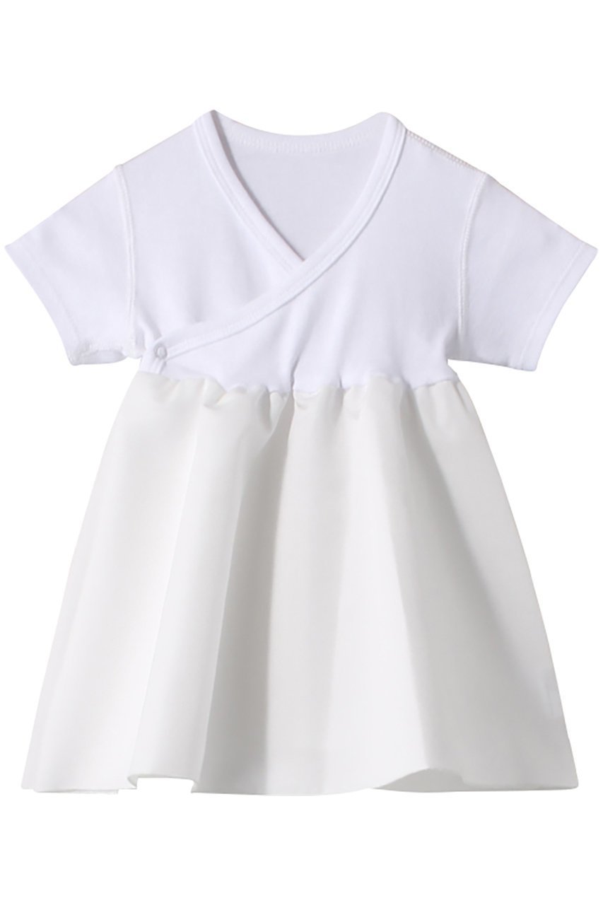 【アミカ/AMICA / KIDS】の【Baby&Kids】バレリーナTドレス インテリア・キッズ・メンズ・レディースファッション・服の通販 founy(ファニー) 　ファッション　Fashion　キッズファッション　Fashion for Kids　ワンピース　Dresses　グログラン　Grosgrain, Grosgrain Ribbon　ドレス　Dress, One-Piece　バレエ　Ballet, Ballet Style　モダン　Modern, Contemporary　リラックス　Relax, Relaxed Fit　人気　Popular, Best Seller　ホワイト(0-6M)|ID: prp329100003907464 ipo3291000000032875003
