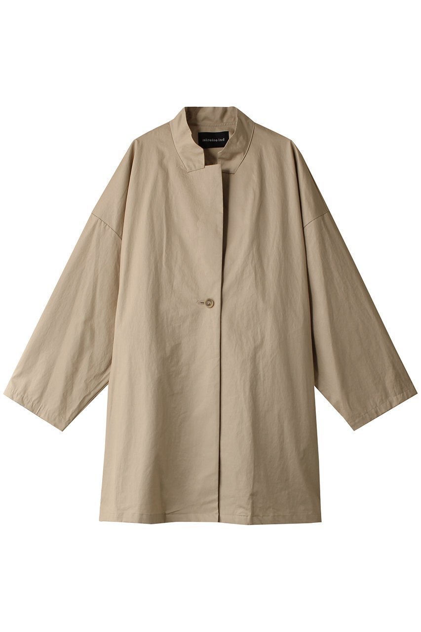 【ミズイロ インド/mizuiro ind】のstand collar wide JK ジャケット インテリア・キッズ・メンズ・レディースファッション・服の通販 founy(ファニー) 　ファッション　Fashion　レディースファッション　Fashion for Women　アウター　Coat / Outerwear Collection　レディースジャケット・軽アウター　Jackets　おすすめ　Recommended / Our Picks　シンプル　Simple, Minimal　ジャケット　Jacket, Outerwear　スタンド　Stand Collar, Upright Stand　ベーシック　Basic, Essential　beige|ID: prp329100003907538 ipo3291000000035670131