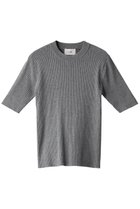 【クラネ/CLANE】のH/N HALF SLEEVE RIB KNIT TOPS/トップス 人気、トレンドファッション・服の通販 founy(ファニー) ファッション Fashion レディースファッション Fashion for Women トップス・カットソー Cut & Sew Tops ニット Knit Tops & Sweaters カジュアルプルオーバー・ニットトップス Pullovers & Knit Tops / Casual Pullovers インナー Innerwear シンプル Simple, Minimal フィット Fit, Slim Fit 半袖 Short Sleeve, Half Sleeve thumbnail BLUE|ID: prp329100003907543 ipo3291000000032950117