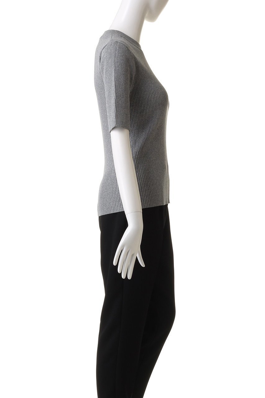 【クラネ/CLANE】のH/N HALF SLEEVE RIB KNIT TOPS/トップス 大人の最旬トレンドファッション＆コーディネート founy(ファウニー) 　ファッション　Fashion　レディースファッション　Fashion for Women　トップス・カットソー　Cut & Sew Tops　ニット　Knit Tops & Sweaters　カジュアルプルオーバー・ニットトップス　Pullovers & Knit Tops / Casual Pullovers　インナー　Innerwear　シンプル　Simple, Minimal　フィット　Fit, Slim Fit　半袖　Short Sleeve, Half Sleeve　other-3|ID: prp329100003907543 ipo3291000000032950134