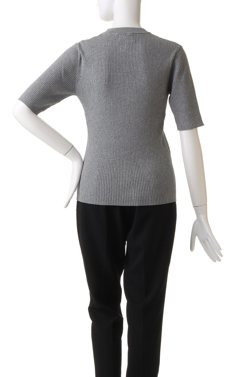 【クラネ/CLANE】のH/N HALF SLEEVE RIB KNIT TOPS/トップス 大人の最旬トレンドファッション＆コーディネート founy(ファウニー) 　ファッション　Fashion　レディースファッション　Fashion for Women　トップス・カットソー　Cut & Sew Tops　ニット　Knit Tops & Sweaters　カジュアルプルオーバー・ニットトップス　Pullovers & Knit Tops / Casual Pullovers　インナー　Innerwear　シンプル　Simple, Minimal　フィット　Fit, Slim Fit　半袖　Short Sleeve, Half Sleeve　other-4|ID: prp329100003907543 ipo3291000000032950140