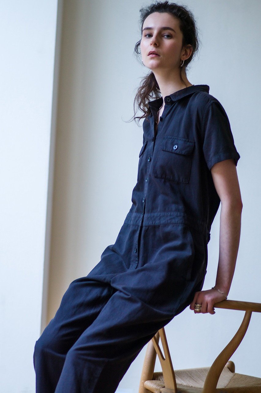 【アウターノウン/OUTERKNOWN】のS.E.A. SUIT ハーフスリーブオールインワン 人気、トレンドファッション・服の通販 founy(ファニー) 　ファッション　Fashion　レディースファッション　WOMEN　パンツ　Pants　スーツ　Suit　リネン　Linen　NEW・新作・新着・新入荷　New Arrivals　other-8|ID: prp329100003907548 ipo3291000000032335504