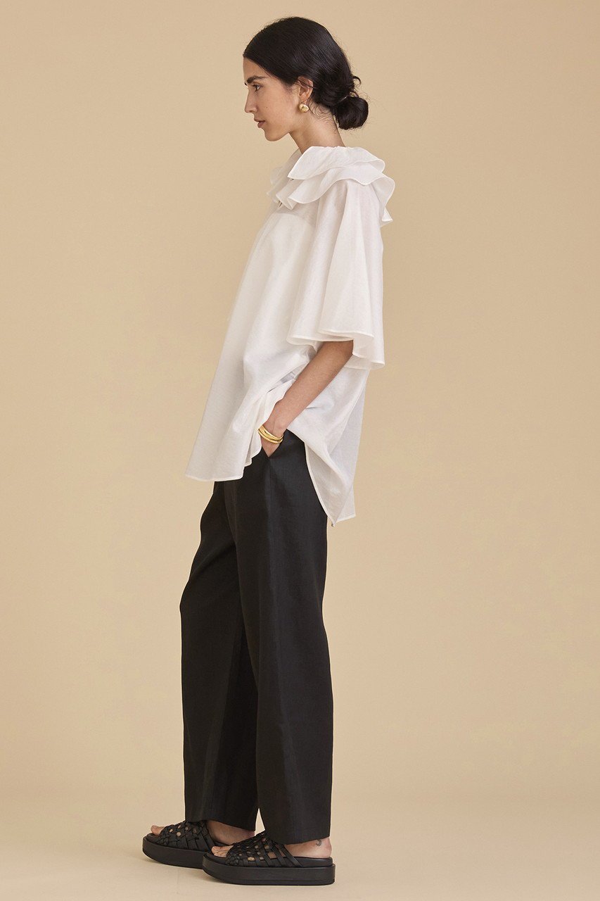 【ハウス オブ ロータス/HOUSE OF LOTUS】のリネンパンツ 人気、トレンドファッション・服の通販 founy(ファニー) 　ファッション　Fashion　レディースファッション　WOMEN　パンツ　Pants　シャーリング　Shirring　ストレート　Straight　リネン　Linen　ワイド　Wide　夏　Summer　春　Spring　S/S・春夏　Ss・Spring/Summer　other-6|ID: prp329100003907573 ipo3291000000032013361