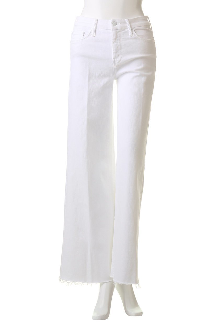 【マザー/MOTHER】の【LIL】THE ROLLER FRAY ワイドフレア ホワイトデニム(FOT) 人気、トレンドファッション・服の通販 founy(ファニー) 　ファッション　Fashion　レディースファッション　Fashion for Women　パンツ　Pants & Trousers　デニムパンツ・ジーンズ・美脚デニム　Denim Jeans & Pants　シューズ　Shoes, Footwear　デニム　Denim, Jeans Material　フレア　Flare, Flared　ワイド　Wide, Wide Fit　定番　Standard, Basic Item　other-2|ID: prp329100003908561 ipo3291000000035446051