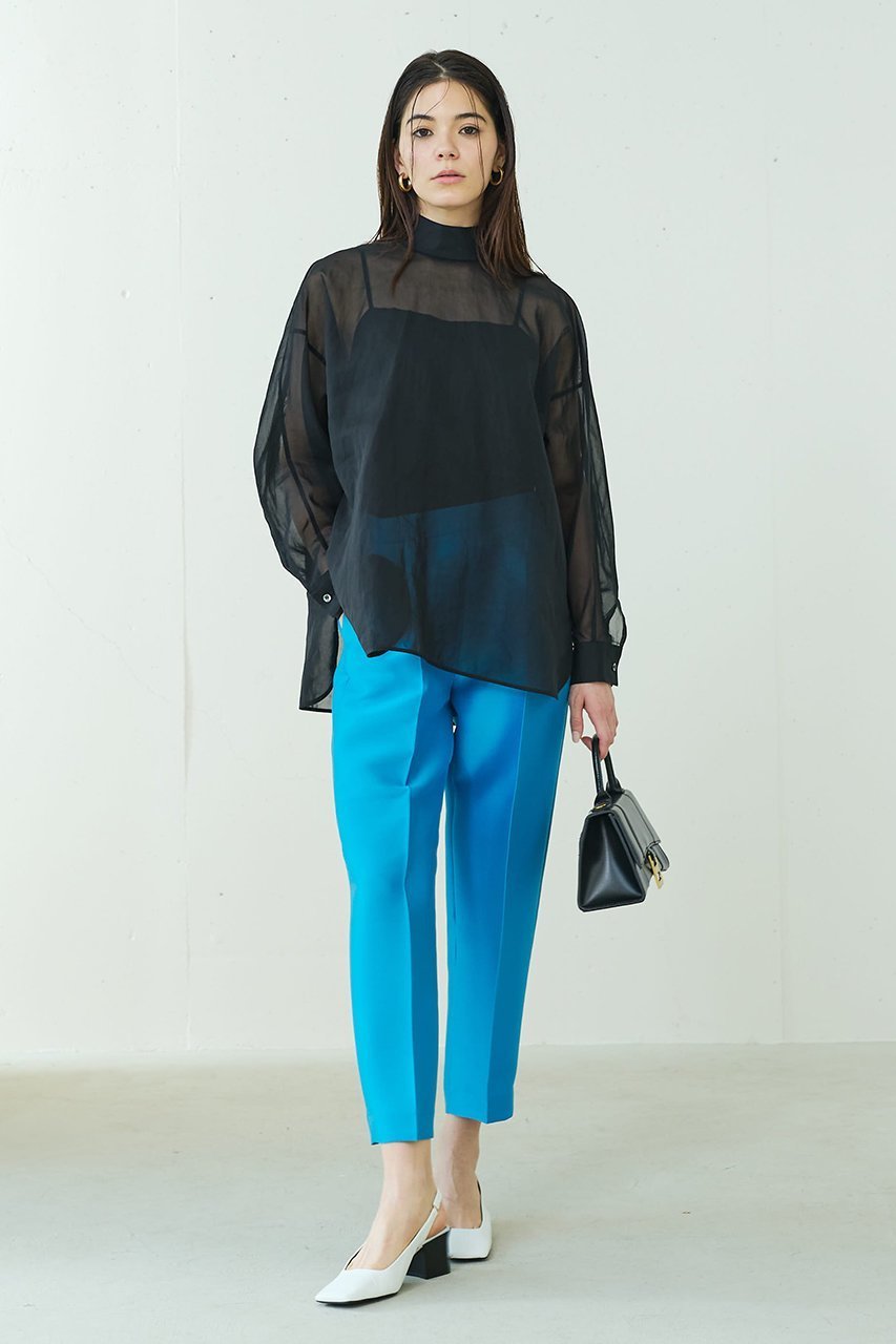 【ジェイドット/j.】のオクタダブルクロスカーブクロップドパンツ 人気、トレンドファッション・服の通販 founy(ファニー) 　ファッション　Fashion　レディースファッション　Fashion for Women　パンツ　Pants & Trousers　オケージョン　Occasion Wear　シルク　Silk, 100% Silk　センター　Center, Center Line　エレガント 上品　Elegant　再入荷　Restock / Back in Stock　夏　Summer　春　Spring　S/S・春夏　SS, Spring/Summer, Warm Season　other-6|ID: prp329100003908573 ipo3291000000035811664