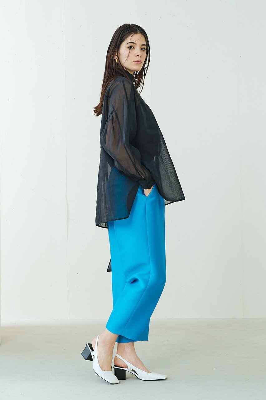 【ジェイドット/j.】のオクタダブルクロスカーブクロップドパンツ 人気、トレンドファッション・服の通販 founy(ファニー) 　ファッション　Fashion　レディースファッション　Fashion for Women　パンツ　Pants & Trousers　オケージョン　Occasion Wear　シルク　Silk, 100% Silk　センター　Center, Center Line　エレガント 上品　Elegant　再入荷　Restock / Back in Stock　夏　Summer　春　Spring　S/S・春夏　SS, Spring/Summer, Warm Season　other-7|ID: prp329100003908573 ipo3291000000035811666