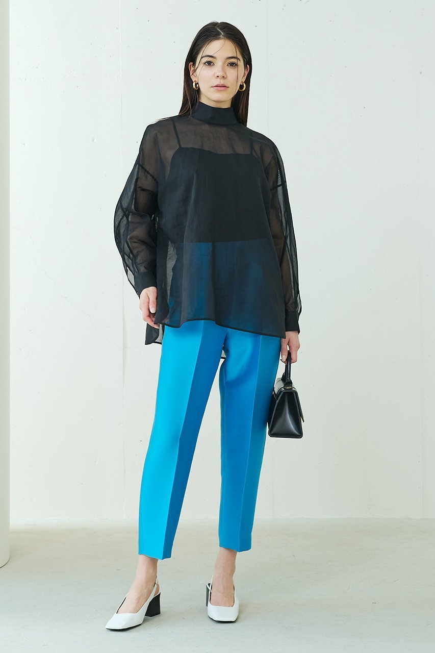 【ジェイドット/j.】のオクタダブルクロスカーブクロップドパンツ 人気、トレンドファッション・服の通販 founy(ファニー) 　ファッション　Fashion　レディースファッション　Fashion for Women　パンツ　Pants & Trousers　オケージョン　Occasion Wear　シルク　Silk, 100% Silk　センター　Center, Center Line　エレガント 上品　Elegant　再入荷　Restock / Back in Stock　夏　Summer　春　Spring　S/S・春夏　SS, Spring/Summer, Warm Season　other-8|ID: prp329100003908573 ipo3291000000035811668