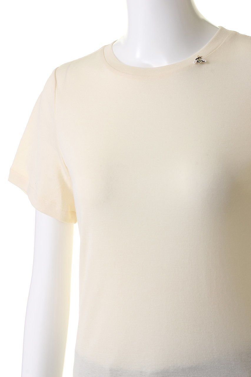 【アンティパスト/ANTIPAST】のコットンフライスTシャツ 人気、トレンドファッション・服の通販 founy(ファニー) 　ファッション　Fashion　レディースファッション　Fashion for Women　トップス・カットソー　Cut & Sew Tops　シャツ・ブラウス・オフィスカジュアル　Elegant Blouses & Button-Ups　ロングTシャツ・Tシャツ　Longline T-Shirts & Tees　カットソー・ベーシックTシャツ　Cut-and-Sewn Tops / Stretch Tees & Basics　ショート　Short, Short Length　スリーブ　Sleeve, Long Sleeve / Short Sleeve　ワンポイント　One Point, Statement Accent　other-5|ID: prp329100003908578 ipo3291000000035344061