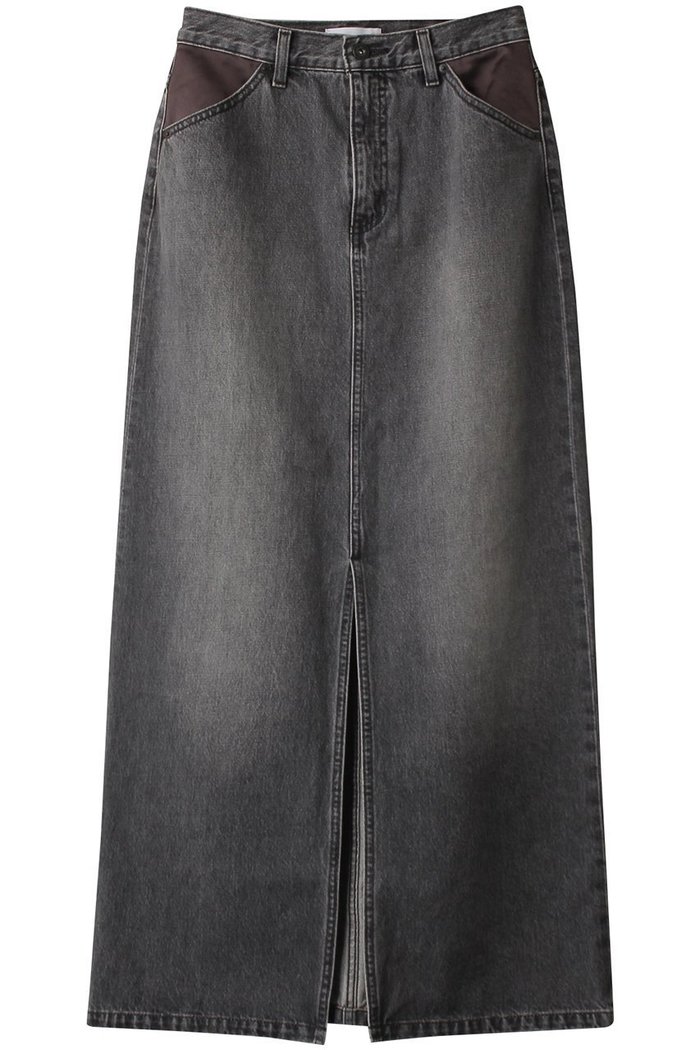 【リムアーク/RIM.ARK】のFront slit denim SK/デニムスカート インテリア・キッズ・メンズ・レディースファッション・服の通販 founy(ファニー) https://founy.com/ ファッション Fashion レディースファッション Fashion for Women スカート Skirts デニムスカート・カジュアルスカート Denim Skirts ロングスカート Long Skirts / Maxi & Midi Skirts スリット Slit, Slit Detail デニム Denim, Jeans Material バランス Balance, Style Balance フロント Front, Front Design ポケット Pocket, Pocket Detail マキシ Maxi, Full Length ロング Long, Long-Length ヴィンテージ Vintage Style |ID: prp329100003908591 ipo3291000000032809689
