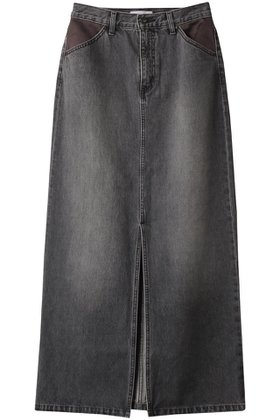 【リムアーク/RIM.ARK】のFront slit denim SK/デニムスカート 人気、トレンドファッション・服の通販 founy(ファニー) ファッション Fashion レディースファッション Fashion for Women スカート Skirts デニムスカート・カジュアルスカート Denim Skirts ロングスカート Long Skirts / Maxi & Midi Skirts スリット Slit, Slit Detail デニム Denim, Jeans Material バランス Balance, Style Balance フロント Front, Front Design ポケット Pocket, Pocket Detail マキシ Maxi, Full Length ロング Long, Long-Length ヴィンテージ Vintage Style |ID:prp329100003908591