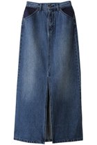 【リムアーク/RIM.ARK】のFront slit denim SK/デニムスカート 人気、トレンドファッション・服の通販 founy(ファニー) ファッション Fashion レディースファッション Fashion for Women スカート Skirts デニムスカート・カジュアルスカート Denim Skirts ロングスカート Long Skirts / Maxi & Midi Skirts スリット Slit, Slit Detail デニム Denim, Jeans Material バランス Balance, Style Balance フロント Front, Front Design ポケット Pocket, Pocket Detail マキシ Maxi, Full Length ロング Long, Long-Length ヴィンテージ Vintage Style thumbnail ブルー|ID: prp329100003908591 ipo3291000000032809691
