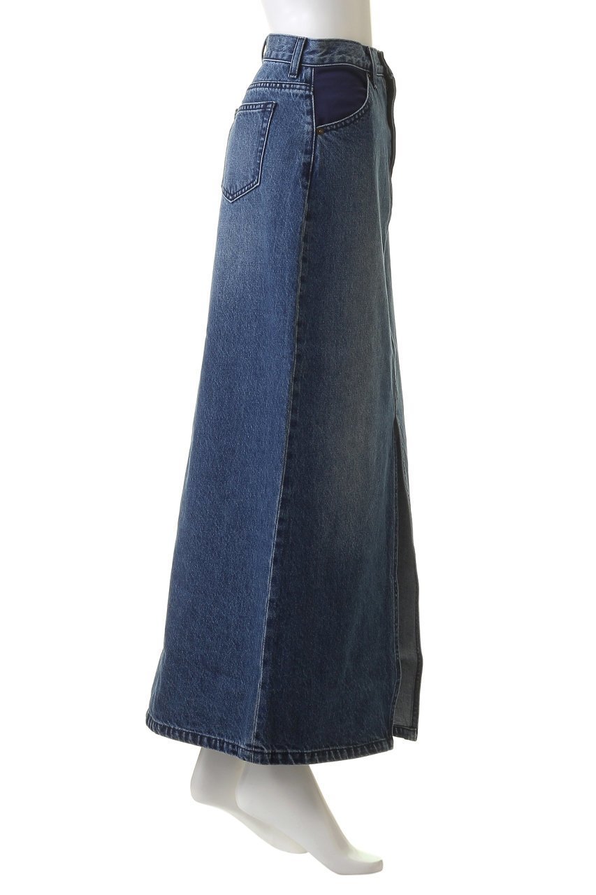【リムアーク/RIM.ARK】のFront slit denim SK/デニムスカート 人気、トレンドファッション・服の通販 founy(ファニー) 　ファッション　Fashion　レディースファッション　Fashion for Women　スカート　Skirts　デニムスカート・カジュアルスカート　Denim Skirts　ロングスカート　Long Skirts / Maxi & Midi Skirts　スリット　Slit, Slit Detail　デニム　Denim, Jeans Material　バランス　Balance, Style Balance　フロント　Front, Front Design　ポケット　Pocket, Pocket Detail　マキシ　Maxi, Full Length　ロング　Long, Long-Length　ヴィンテージ　Vintage Style　other-3|ID: prp329100003908591 ipo3291000000032809693