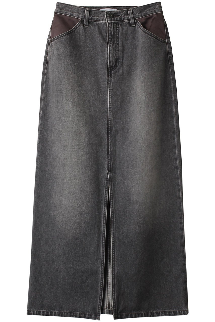 【リムアーク/RIM.ARK】のFront slit denim SK/デニムスカート 人気、トレンドファッション・服の通販 founy(ファニー) 　ファッション　Fashion　レディースファッション　Fashion for Women　スカート　Skirts　デニムスカート・カジュアルスカート　Denim Skirts　ロングスカート　Long Skirts / Maxi & Midi Skirts　スリット　Slit, Slit Detail　デニム　Denim, Jeans Material　バランス　Balance, Style Balance　フロント　Front, Front Design　ポケット　Pocket, Pocket Detail　マキシ　Maxi, Full Length　ロング　Long, Long-Length　ヴィンテージ　Vintage Style　 other-1|ID: prp329100003908591 ipo3291000000036082307