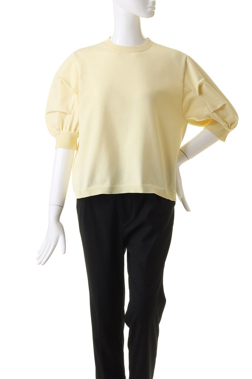 【リムアーク/RIM.ARK】のTuck volume washable knit/ニット 人気、トレンドファッション・服の通販 founy(ファニー) ファッション Fashion レディースファッション Fashion for Women トップス・カットソー Cut & Sew Tops ニット Knit Tops & Sweaters カジュアルプルオーバー・ニットトップス Pullovers & Knit Tops / Casual Pullovers 半袖 Short Sleeve, Half Sleeve 夏 Summer 軽量 Lightweight, Ultra Light other-2|ID: prp329100003908593 ipo3291000000032959915