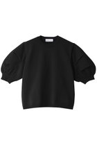 【リムアーク/RIM.ARK】のTuck volume washable knit/ニット 人気、トレンドファッション・服の通販 founy(ファニー) ファッション Fashion レディースファッション Fashion for Women トップス・カットソー Cut & Sew Tops ニット Knit Tops & Sweaters カジュアルプルオーバー・ニットトップス Pullovers & Knit Tops / Casual Pullovers 半袖 Short Sleeve, Half Sleeve 夏 Summer 軽量 Lightweight, Ultra Light thumbnail ブラック|ID: prp329100003908593 ipo3291000000036062632