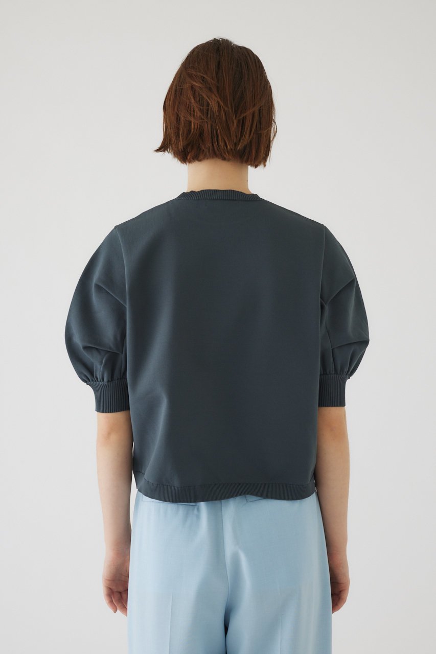 【リムアーク/RIM.ARK】のTuck volume washable knit/ニット 人気、トレンドファッション・服の通販 founy(ファニー) 　ファッション　Fashion　レディースファッション　Fashion for Women　トップス・カットソー　Cut & Sew Tops　ニット　Knit Tops & Sweaters　カジュアルプルオーバー・ニットトップス　Pullovers & Knit Tops / Casual Pullovers　半袖　Short Sleeve, Half Sleeve　夏　Summer　軽量　Lightweight, Ultra Light　other-6|ID: prp329100003908593 ipo3291000000036062642