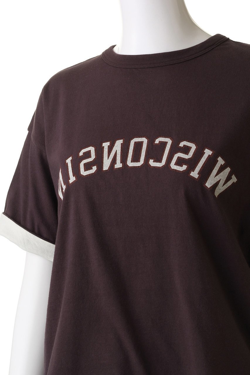 【ウィムガゼット/Whim Gazette】の【St.Johns 3rd club】WISCONSIN TEE 人気、トレンドファッション・服の通販 founy(ファニー) 　ファッション　Fashion　レディースファッション　Fashion for Women　トップス・カットソー　Cut & Sew Tops　シャツ・ブラウス・オフィスカジュアル　Elegant Blouses & Button-Ups　ロングTシャツ・Tシャツ　Longline T-Shirts & Tees　カットソー・ベーシックTシャツ　Cut-and-Sewn Tops / Stretch Tees & Basics　おすすめ　Recommended / Our Picks　ショート　Short, Short Length　スリーブ　Sleeve, Long Sleeve / Short Sleeve　リバーシブル　Reversible, Two-Sided　半袖　Short Sleeve, Half Sleeve　other-5|ID: prp329100003908615 ipo3291000000032837391