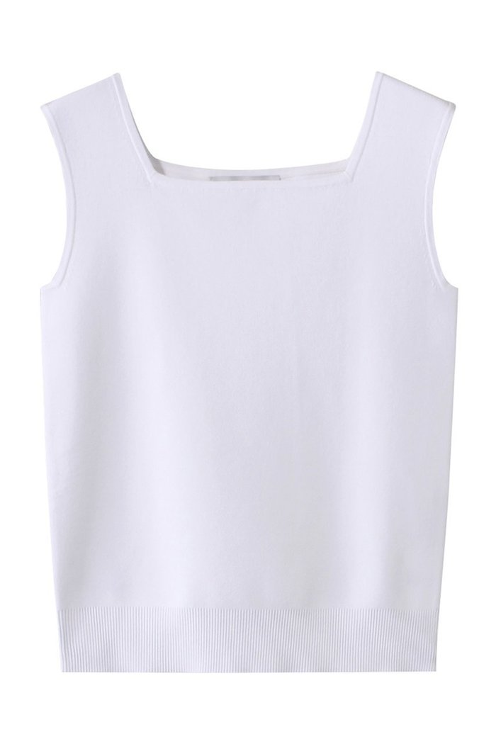 【アルアバイル/allureville】の【Loulou Willoughby】スクエアタンク A インテリア・キッズ・メンズ・レディースファッション・服の通販 founy(ファニー) https://founy.com/ ファッション Fashion レディースファッション Fashion for Women トップス・カットソー Cut & Sew Tops ニット Knit Tops & Sweaters カジュアルプルオーバー・ニットトップス Pullovers & Knit Tops / Casual Pullovers おすすめ Recommended / Our Picks なめらか Smooth, Silky Texture スクエア Square, Square Shape タンク Tank Top, Sleeveless Top デコルテ Décolleté, Neckline エレガント 上品 Elegant 夏 Summer |ID: prp329100003908619 ipo3291000000036007488