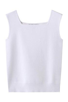 【アルアバイル/allureville】 【Loulou Willoughby】スクエアタンク A人気、トレンドファッション・服の通販 founy(ファニー) ファッション Fashion レディースファッション Fashion for Women トップス・カットソー Cut & Sew Tops ニット Knit Tops & Sweaters カジュアルプルオーバー・ニットトップス Pullovers & Knit Tops / Casual Pullovers おすすめ Recommended / Our Picks なめらか Smooth, Silky Texture スクエア Square, Square Shape タンク Tank Top, Sleeveless Top デコルテ Décolleté, Neckline エレガント 上品 Elegant 夏 Summer |ID:prp329100003908619