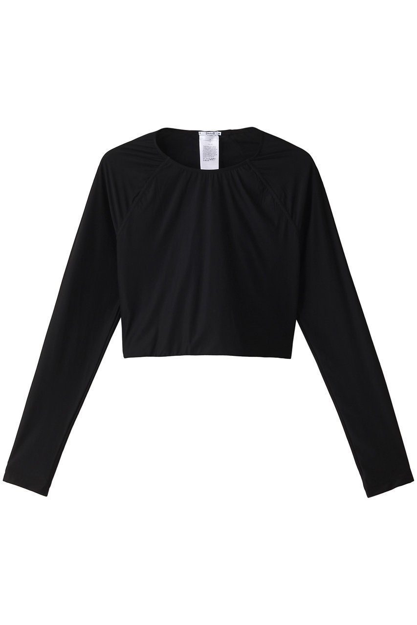 【ウォルフォード/Wolford】の53308 ACTIVE FLOW TOP LONG SLEEVES クロップドトップス インテリア・キッズ・メンズ・レディースファッション・服の通販 founy(ファニー) 　ファッション　Fashion　レディースファッション　Fashion for Women　トップス・カットソー　Cut & Sew Tops　インナー　Innerwear　シンプル　Simple, Minimal　パジャマ　Pajamas, Sleepwear　フィット　Fit, Slim Fit　ブラック|ID: prp329100003908642 ipo3291000000032834805
