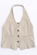 【メゾンスペシャル/MAISON SPECIAL】のHalter Neck Linen Vest/ホルターネックリネンベスト 人気、トレンドファッション・服の通販 founy(ファニー) ファッション Fashion レディースファッション WOMEN アウター Coat Outerwear ジャケット Jackets ジャケット Jacket セットアップ Set Up ベスト Vest リネン Linen 再入荷 Restock/Back In Stock/Re Arrival 夏 Summer thumbnail BGE(ベージュ)|ID: prp329100003909918 ipo3291000000025806132