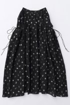 【メゾンスペシャル/MAISON SPECIAL】のFloral Pattern Jacquard Voluminous Skirt/フラワージャガードボリュームスカート BLK(ブラック)|ID:prp329100003909921