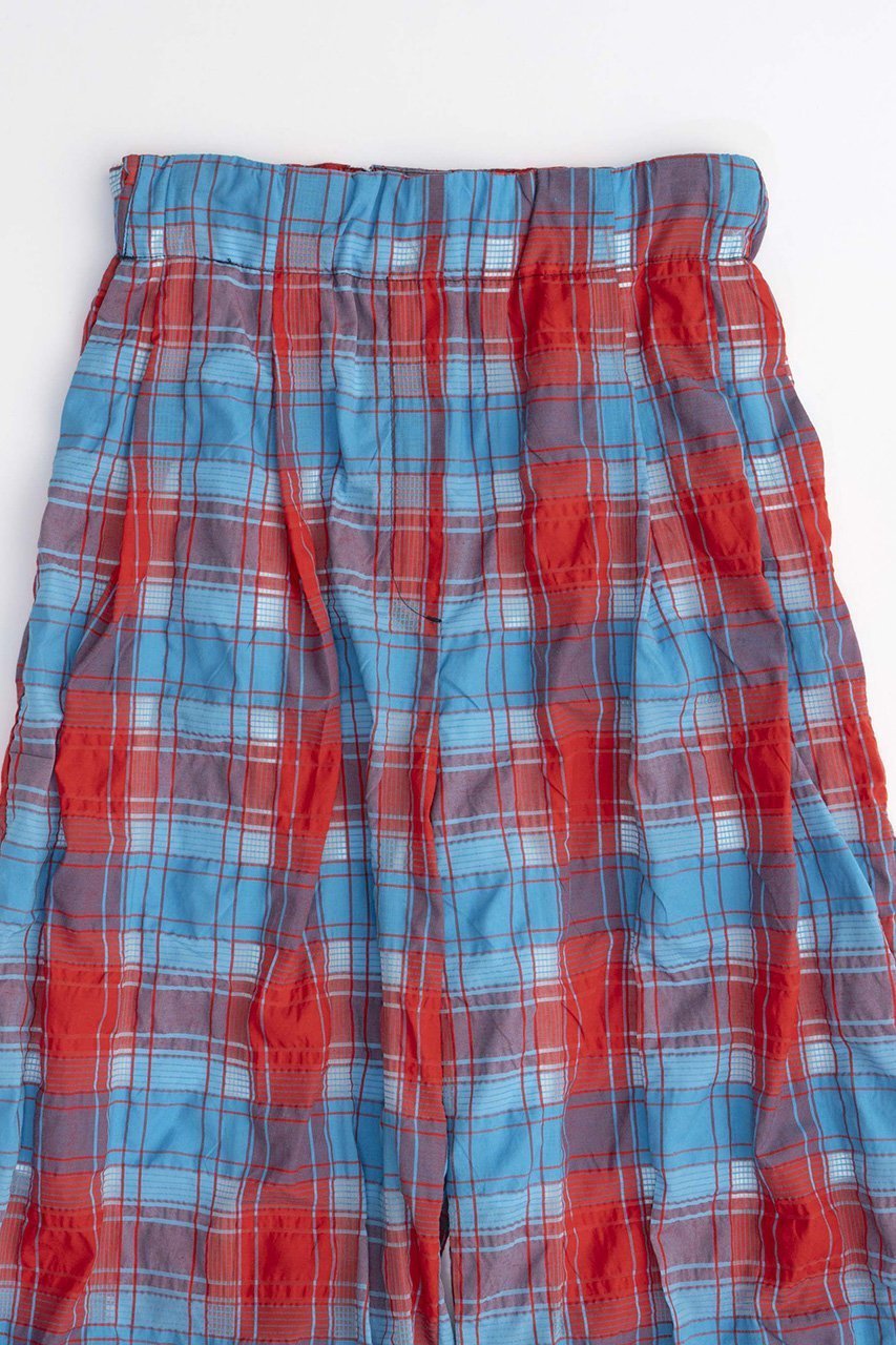 【メゾンスペシャル/MAISON SPECIAL】のChecked Tack Easy Pants/チェックタックイージーパンツ 人気、トレンドファッション・服の通販 founy(ファニー) 　ファッション　Fashion　レディースファッション　Fashion for Women　パンツ　Pants & Trousers　おすすめ　Recommended / Our Picks　セットアップ　Set-Up, Coordinated Outfit　チェック　Check, Plaid, Tartan　デニム　Denim, Jeans Material　バランス　Balance, Style Balance　リラックス　Relax, Relaxed Fit　other-2|ID: prp329100003909925 ipo3291000000032818835