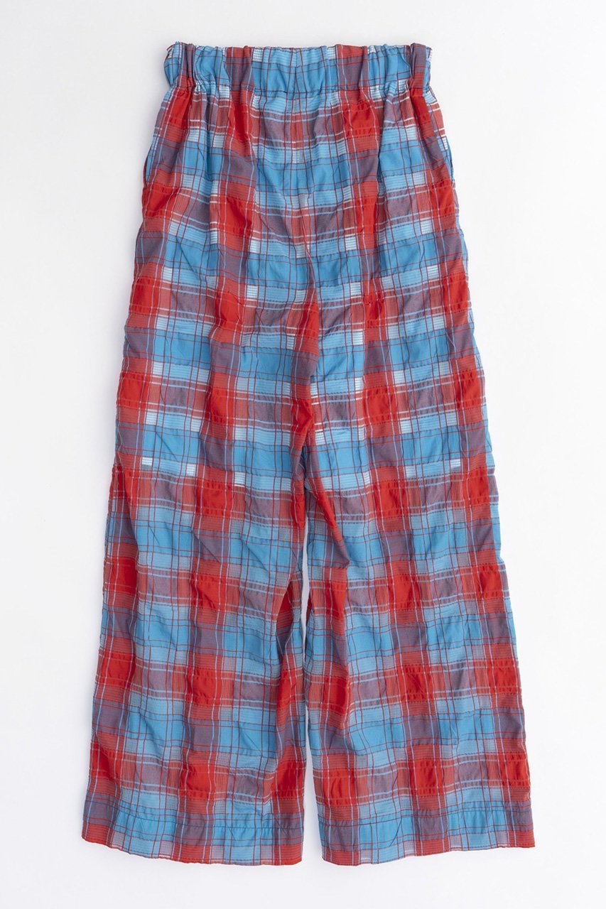 【メゾンスペシャル/MAISON SPECIAL】のChecked Tack Easy Pants/チェックタックイージーパンツ 人気、トレンドファッション・服の通販 founy(ファニー) 　ファッション　Fashion　レディースファッション　Fashion for Women　パンツ　Pants & Trousers　おすすめ　Recommended / Our Picks　セットアップ　Set-Up, Coordinated Outfit　チェック　Check, Plaid, Tartan　デニム　Denim, Jeans Material　バランス　Balance, Style Balance　リラックス　Relax, Relaxed Fit　other-4|ID: prp329100003909925 ipo3291000000032818837