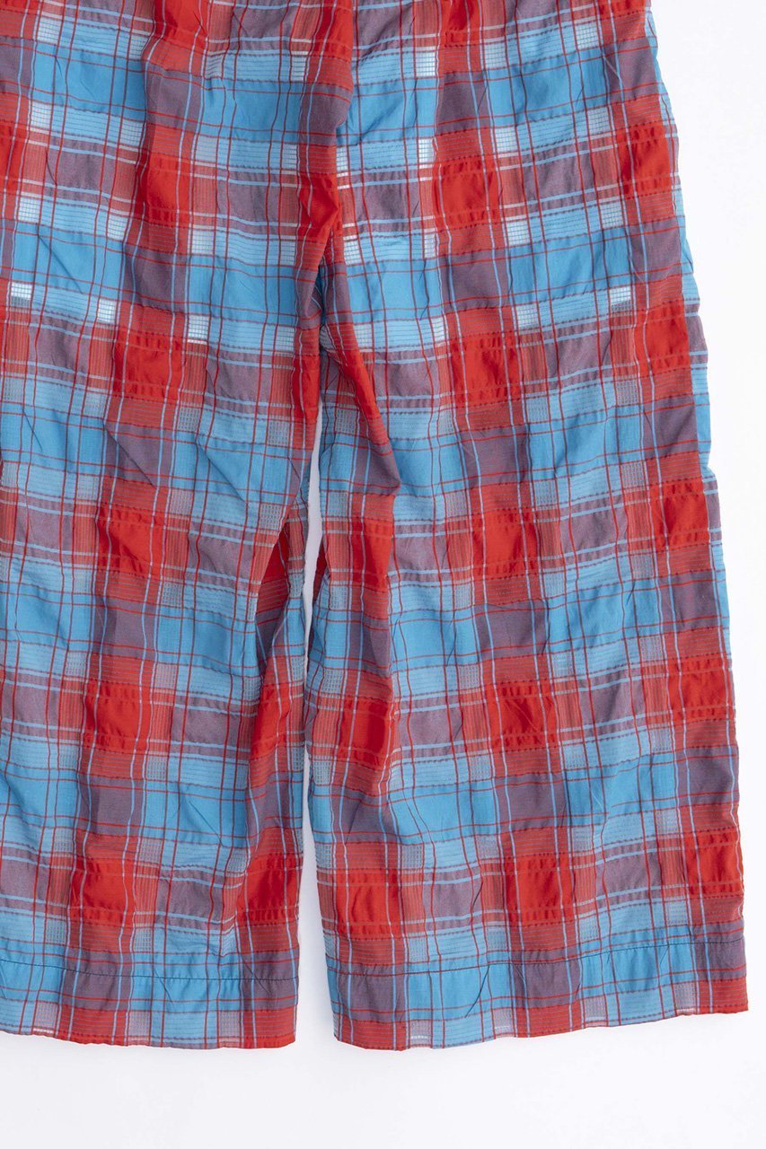 【メゾンスペシャル/MAISON SPECIAL】のChecked Tack Easy Pants/チェックタックイージーパンツ 人気、トレンドファッション・服の通販 founy(ファニー) 　ファッション　Fashion　レディースファッション　Fashion for Women　パンツ　Pants & Trousers　おすすめ　Recommended / Our Picks　セットアップ　Set-Up, Coordinated Outfit　チェック　Check, Plaid, Tartan　デニム　Denim, Jeans Material　バランス　Balance, Style Balance　リラックス　Relax, Relaxed Fit　other-6|ID: prp329100003909925 ipo3291000000032818839