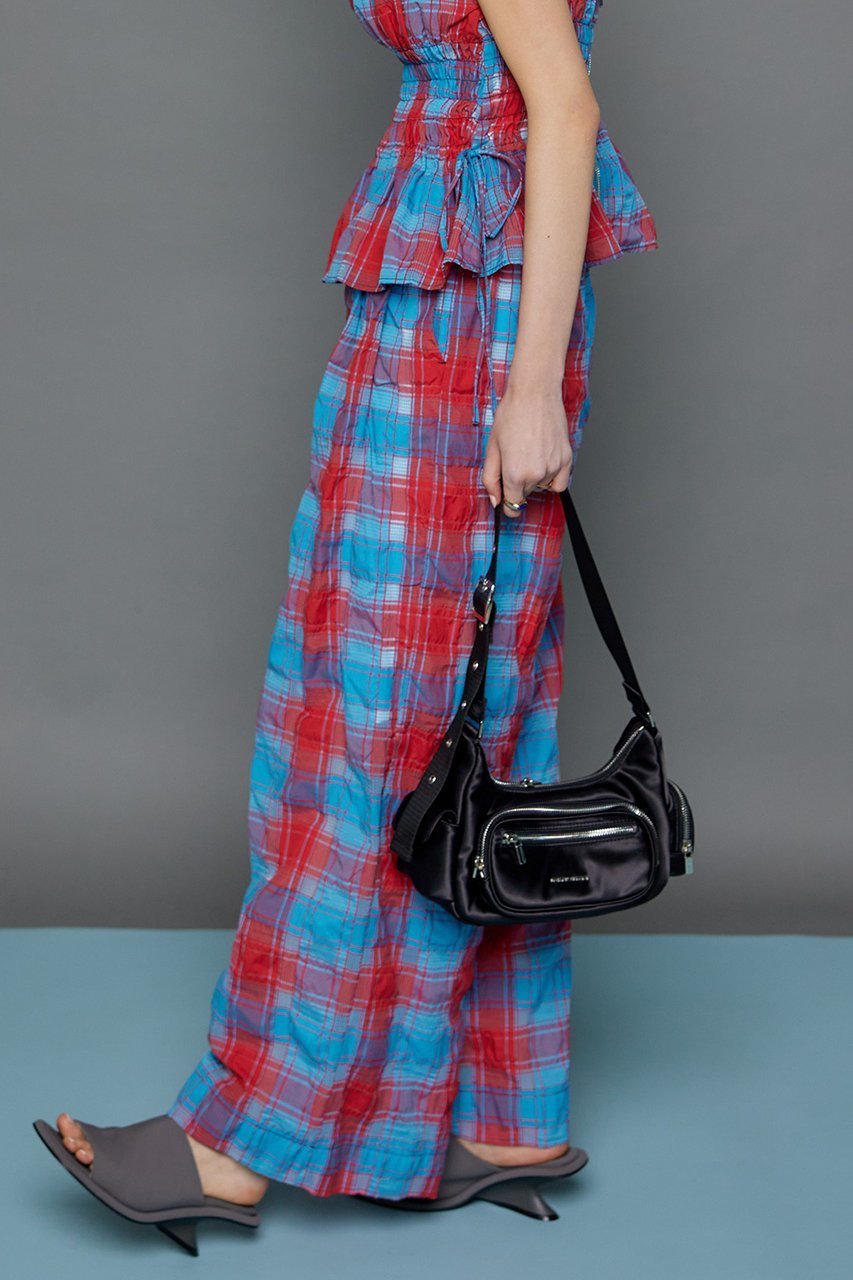 【メゾンスペシャル/MAISON SPECIAL】のChecked Tack Easy Pants/チェックタックイージーパンツ 人気、トレンドファッション・服の通販 founy(ファニー) 　ファッション　Fashion　レディースファッション　Fashion for Women　パンツ　Pants & Trousers　おすすめ　Recommended / Our Picks　セットアップ　Set-Up, Coordinated Outfit　チェック　Check, Plaid, Tartan　デニム　Denim, Jeans Material　バランス　Balance, Style Balance　リラックス　Relax, Relaxed Fit　other-8|ID: prp329100003909925 ipo3291000000032818841