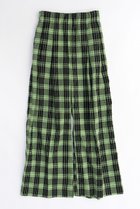 【メゾンスペシャル/MAISON SPECIAL】のChecked Tack Easy Pants/チェックタックイージーパンツ GRN(グリーン)|ID: prp329100003909925 ipo3291000000036751163