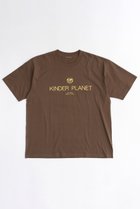 【メゾンスペシャル/MAISON SPECIAL】のKINDER PLANET Print T-shirt/KINDER PLANEプリントTシャツ BRN(ブラウン)|ID:prp329100003909929