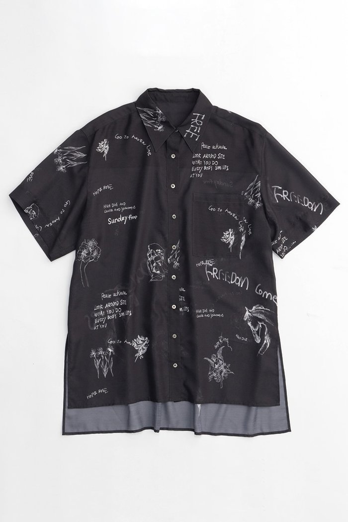【メゾンスペシャル/MAISON SPECIAL】のDrawing Print T-shirt/ドローイングプリントシャツ インテリア・キッズ・メンズ・レディースファッション・服の通販 founy(ファニー) https://founy.com/ ファッション Fashion レディースファッション Fashion for Women トップス・カットソー Cut & Sew Tops キャミソール&ノースリーブ Camisoles & Sleeveless Tops シャツ・ブラウス・オフィスカジュアル Elegant Blouses & Button-Ups ロングTシャツ・Tシャツ Longline T-Shirts & Tees おすすめ Recommended / Our Picks セットアップ Set-Up, Coordinated Outfit ドレープ Drape, Draping Fabric ノースリーブ Sleeveless, No-Sleeve ルーズ Loose, Oversized 夏 Summer |ID: prp329100003909933 ipo3291000000032908056