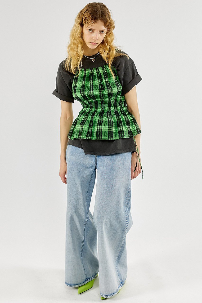 【メゾンスペシャル/MAISON SPECIAL】のChecked Shirring Bustier/チェックシャーリングビスチェ 人気、トレンドファッション・服の通販 founy(ファニー) ファッション Fashion レディースファッション Fashion for Women トップス・カットソー Cut & Sew Tops キャミソール&ノースリーブ Camisoles & Sleeveless Tops シャツ・ブラウス・オフィスカジュアル Elegant Blouses & Button-Ups ビスチェ Bustiers & Corset Tops / Layered Bustier Style おすすめ Recommended / Our Picks コンパクト Compact, Small Size セットアップ Set-Up, Coordinated Outfit ノースリーブ Sleeveless, No-Sleeve リラックス Relax, Relaxed Fit 夏 Summer other-4|ID: prp329100003909934 ipo3291000000036552545