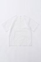 【メゾンスペシャル/MAISON SPECIAL】のGlitter Tulle Oversized T-shirt/キラキラチュールオーバーTシャツ WHT(ホワイト)|ID:prp329100003909936