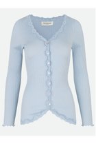 【ロサムンド/ROSEMUNDE】のレース付き カーディガン シルクコットン 人気、トレンドファッション・服の通販 founy(ファニー) ファッション Fashion レディースファッション Fashion for Women トップス・カットソー Cut & Sew Tops カーディガン・羽織り Layered Style Cardigans シャツ・ブラウス・オフィスカジュアル Elegant Blouses & Button-Ups ロングTシャツ・Tシャツ Longline T-Shirts & Tees カットソー・ベーシックTシャツ Cut-and-Sewn Tops / Stretch Tees & Basics カーディガン Cardigan, Knitwear シルク Silk, 100% Silk フィット Fit, Slim Fit フェミニン Feminine, Girly フリル Frill, Ruffle ホールガーメント WholeGarment, Seamless Knit レース Lace, Lace Fabric 冬 Winter / This Winter 夏 Summer thumbnail ヘザースカイ|ID: prp329100003909941 ipo3291000000032851223