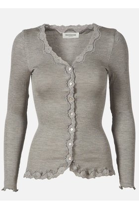 【ロサムンド/ROSEMUNDE】のレース付き カーディガン シルクコットン 人気、トレンドファッション・服の通販 founy(ファニー) ファッション Fashion レディースファッション Fashion for Women トップス・カットソー Cut & Sew Tops カーディガン・羽織り Layered Style Cardigans シャツ・ブラウス・オフィスカジュアル Elegant Blouses & Button-Ups ロングTシャツ・Tシャツ Longline T-Shirts & Tees カットソー・ベーシックTシャツ Cut-and-Sewn Tops / Stretch Tees & Basics カーディガン Cardigan, Knitwear シルク Silk, 100% Silk フィット Fit, Slim Fit フェミニン Feminine, Girly フリル Frill, Ruffle ホールガーメント WholeGarment, Seamless Knit レース Lace, Lace Fabric 冬 Winter / This Winter 夏 Summer |ID:prp329100003909941