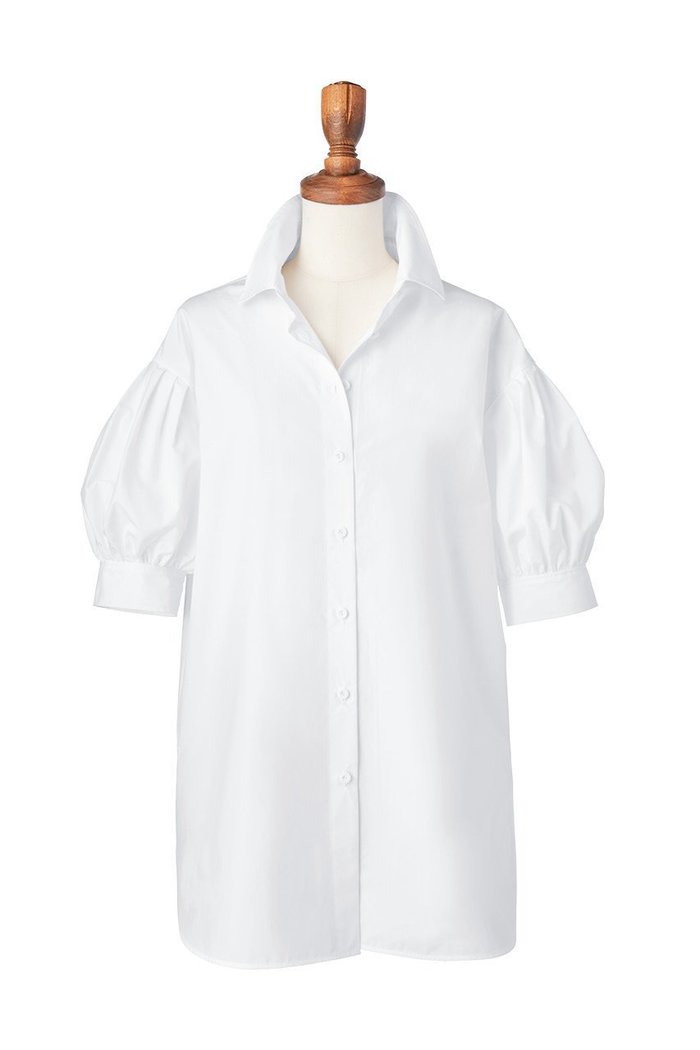 【デイジーリン/DAISY LIN】のBlouse “Cream Puff” インテリア・キッズ・メンズ・レディースファッション・服の通販 founy(ファニー) https://founy.com/ ファッション Fashion レディースファッション Ladies' Fashion Online トップス・カットソー Tops/Tshirt シャツ/ブラウス Shirts/Blouses コンシャス Conscious ショート Short スリーブ Sleeve フェミニン Feminine フォルム Form 再入荷 Restock/Back In Stock/Re Arrival |ID: prp329100003909944 ipo3291000000032649206