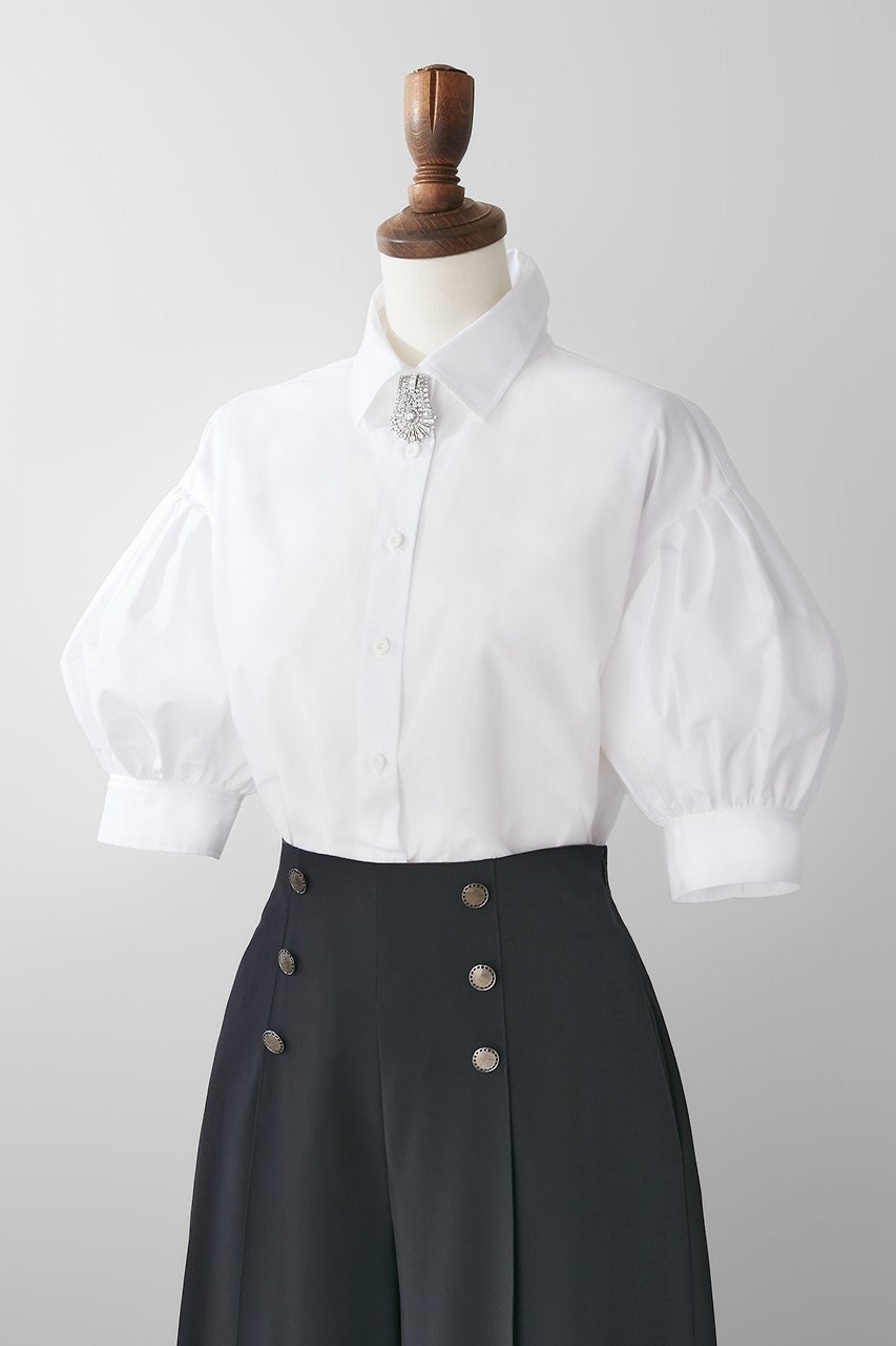 【デイジーリン/DAISY LIN】のBlouse “Cream Puff” 人気、トレンドファッション・服の通販 founy(ファニー) 　ファッション　Fashion　レディースファッション　Ladies' Fashion Online　トップス・カットソー　Tops/Tshirt　シャツ/ブラウス　Shirts/Blouses　コンシャス　Conscious　ショート　Short　スリーブ　Sleeve　フェミニン　Feminine　フォルム　Form　再入荷　Restock/Back In Stock/Re Arrival　other-4|ID: prp329100003909944 ipo3291000000032649210