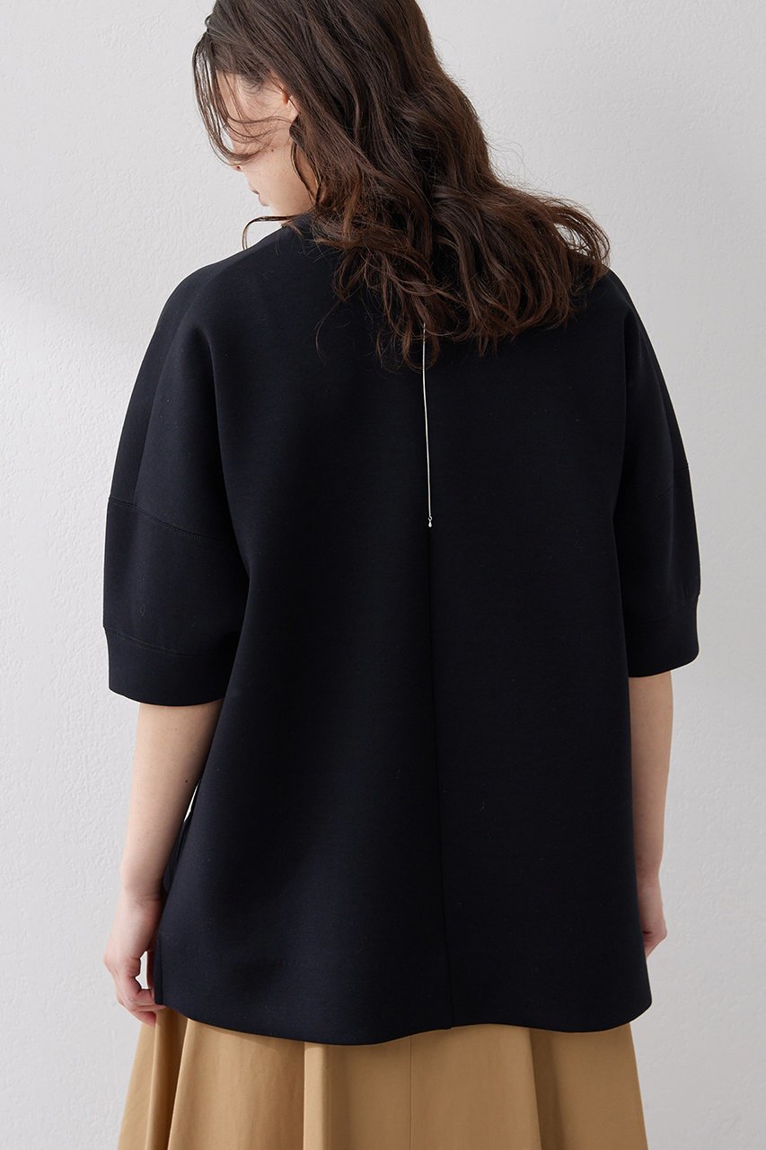 【ウィムガゼット/Whim Gazette】の半袖ダンボールプルオーバー 人気、トレンドファッション・服の通販 founy(ファニー) 　ファッション　Fashion　レディースファッション　WOMEN　トップス・カットソー　Tops/Tshirt　シャツ/ブラウス　Shirts/Blouses　ロング / Tシャツ　T-Shirts　プルオーバー　Pullover　カットソー　Cut and Sewn　ショート　Short　スタイリッシュ　Stylish　スリット　Slit　スリーブ　Sleeve　バランス　Balance　フォルム　Form　半袖　Short Sleeve　夏　Summer　春　Spring　S/S・春夏　Ss・Spring/Summer　other-4|ID: prp329100003909953 ipo3291000000031269954