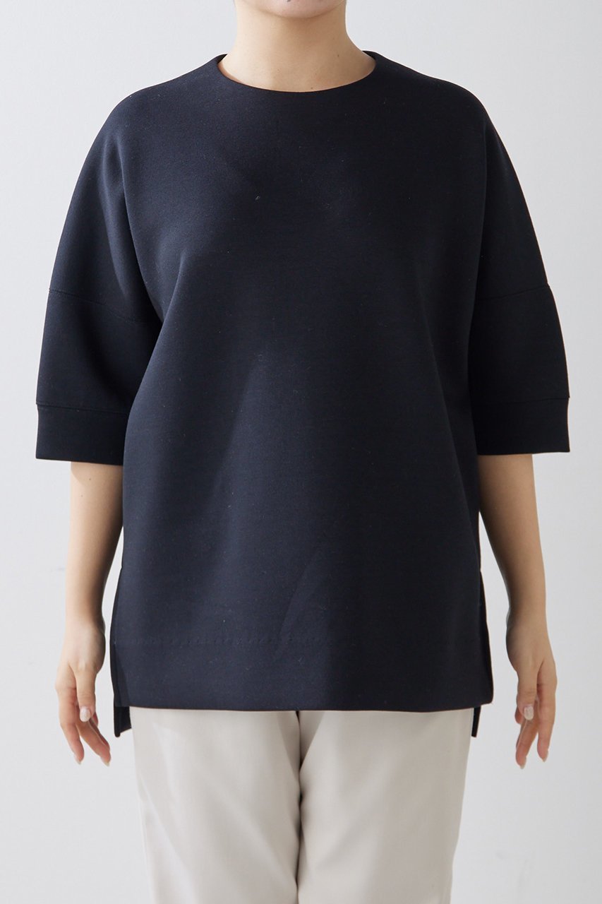 【ウィムガゼット/Whim Gazette】の半袖ダンボールプルオーバー 人気、トレンドファッション・服の通販 founy(ファニー) 　ファッション　Fashion　レディースファッション　WOMEN　トップス・カットソー　Tops/Tshirt　シャツ/ブラウス　Shirts/Blouses　ロング / Tシャツ　T-Shirts　プルオーバー　Pullover　カットソー　Cut and Sewn　ショート　Short　スタイリッシュ　Stylish　スリット　Slit　スリーブ　Sleeve　バランス　Balance　フォルム　Form　半袖　Short Sleeve　夏　Summer　春　Spring　S/S・春夏　Ss・Spring/Summer　other-6|ID: prp329100003909953 ipo3291000000031331433