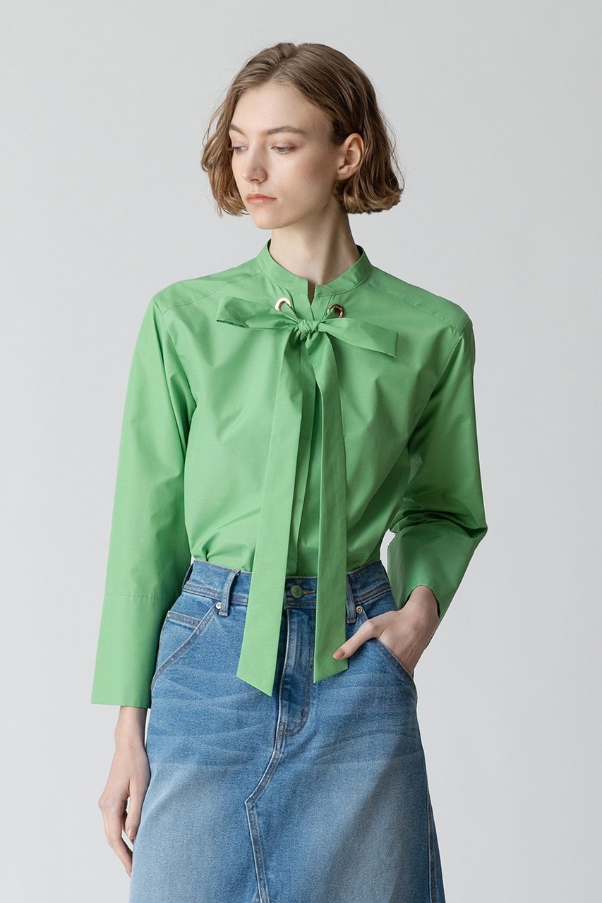 【アルアバイル/allureville】のTCタイプライタータイブラウス 人気、トレンドファッション・服の通販 founy(ファニー) 　ファッション　Fashion　レディースファッション　Fashion for Women　トップス・カットソー　Cut & Sew Tops　シャツ・ブラウス・オフィスカジュアル　Elegant Blouses & Button-Ups　スリーブ　Sleeve, Long Sleeve / Short Sleeve　ファブリック　Fabric, Textile　ロング　Long, Long-Length　other-7|ID: prp329100003909974 ipo3291000000032911064