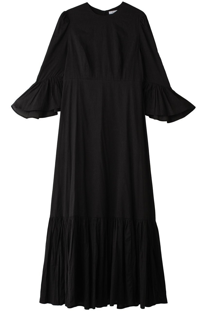 【マリハ/MARIHA】の木陰のドレス インテリア・キッズ・メンズ・レディースファッション・服の通販 founy(ファニー) 　ファッション　Fashion　レディースファッション　Fashion for Women　ワンピース　Dresses　フォーマル・パーティードレス・結婚式用ドレス　Elegant & Casual Dresses　チュニック　Tunic Tops & Dresses　ギャザー　Gathered, Ruffled　スリーブ　Sleeve, Long Sleeve / Short Sleeve　チュニック　Tunic, Long Top　ドレス　Dress, One-Piece　バランス　Balance, Style Balance　フリル　Frill, Ruffle　ロマンティック　Romantic, Feminine Style　ロング　Long, Long-Length　夏　Summer　春　Spring　S/S・春夏　SS, Spring/Summer, Warm Season　オニキス|ID: prp329100003912542 ipo3291000000032916867