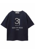 【トランテアン ソン ドゥ モード/31 Sons de mode】のナンバーロゴTシャツ ネイビー|ID:prp329100003912578