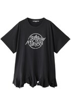 【ステラ マッカートニー/STELLA McCARTNEY】のNeon Logo ラッフルTシャツ ブラック|ID:prp329100003912628
