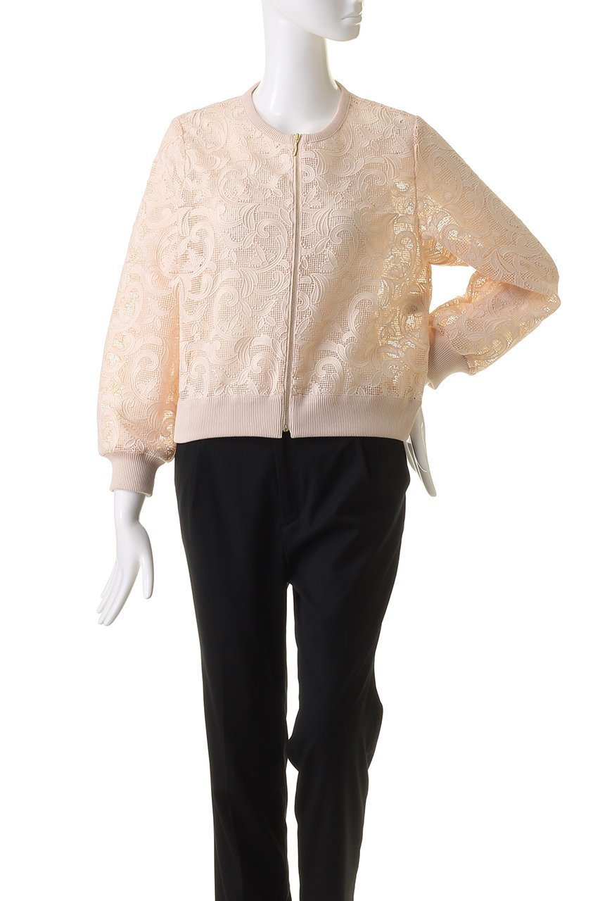 【アナイ/ANAYI】のレースブルゾン 人気、トレンドファッション・服の通販 founy(ファニー) 　ファッション　Fashion　レディースファッション　Fashion for Women　アウター　Coat / Outerwear Collection　レディースジャケット・軽アウター　Jackets　ブルゾンジャケット・スポーティアウター　Blouson Jackets　ジャケット　Jacket, Outerwear　ブルゾン　Blouson, Bomber Jacket　レース　Lace, Lace Fabric　エレガント 上品　Elegant　再入荷　Restock / Back in Stock　other-2|ID: prp329100003912691 ipo3291000000032958059