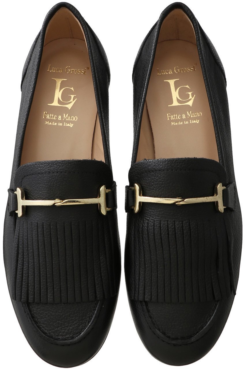【ルカグロッシ/LucaGrossi】のキルトビットローファー インテリア・キッズ・メンズ・レディースファッション・服の通販 founy(ファニー) 　ファッション　Fashion　レディースファッション　Fashion for Women　イタリア　Italy　クラシカル　Classical, Vintage-Inspired　シューズ　Shoes, Footwear　シンプル　Simple, Minimal　トレンド　Trend, Trending Now　フラット　Flat, Flat Shoes　フリンジ　Fringe, Tassel　エレガント 上品　Elegant　ブラック|ID: prp329100003912699 ipo3291000000032865723